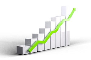 rising graph